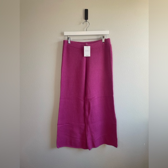 Wishlist Cropped Waffle Pink Pants - Picture 6 of 8